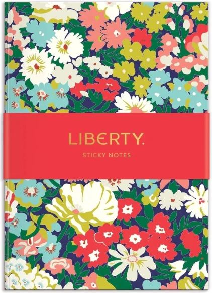 květinové samolepicí bločky v pevných deskách liberty london