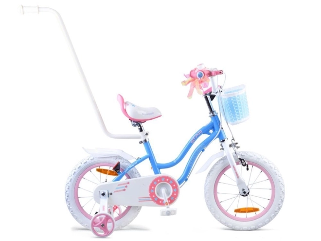 Dívčí kolo RoyalBaby Star Girl 14 calů – Modré
