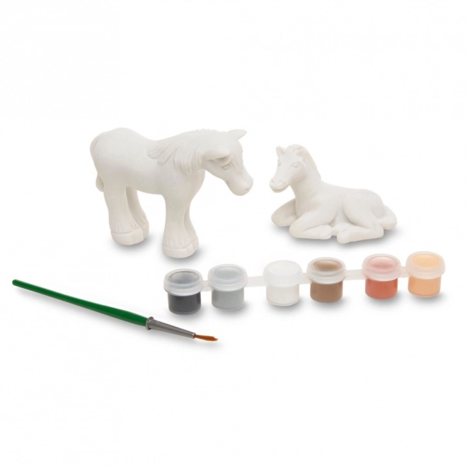 Koně - malování figurek - Melissa and Doug