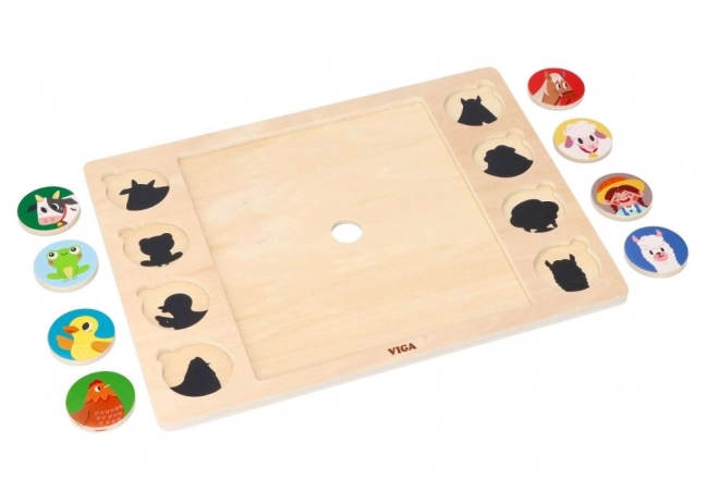 Puzzle 2v1 Farma - najděte stínové puzzle