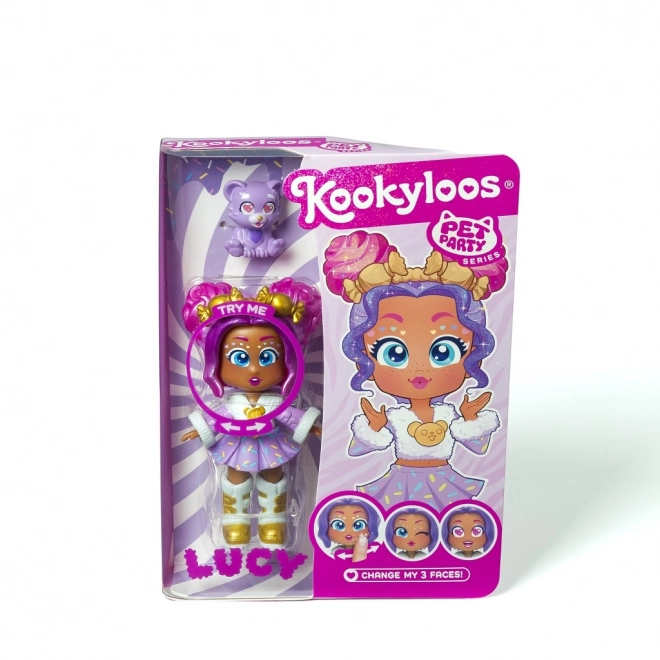 Panenka se zvířátek KookyLoos Pets Party