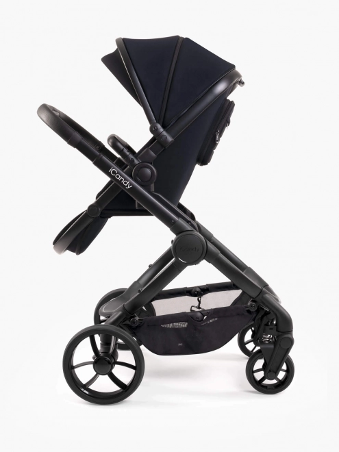 ICandy Peach 7 light grey kočárek - kompletní sada – Černá