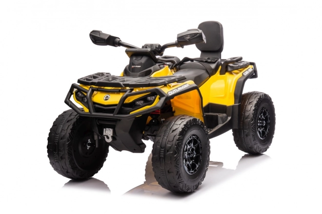 Dětská čtyřkolka Can Am Outlander ATV žlutá