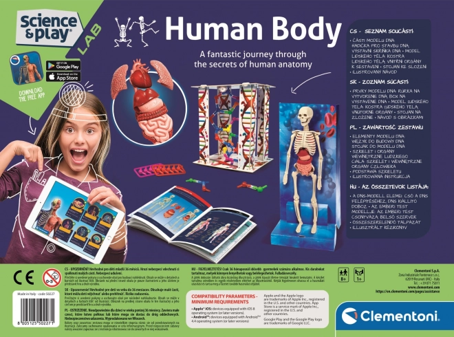 Clementoni Science&Play laboratoř lidské tělo