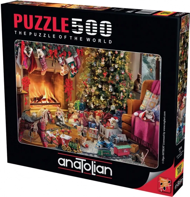 Puzzle Vánoční ráno 500 dílků