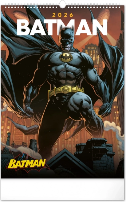 Nástěnný kalendář Batman Dark 2026