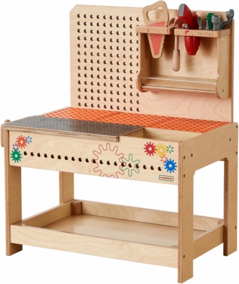 Dřevěný workshop XXL Montessori STEM s nástroji MASTERKIDZ