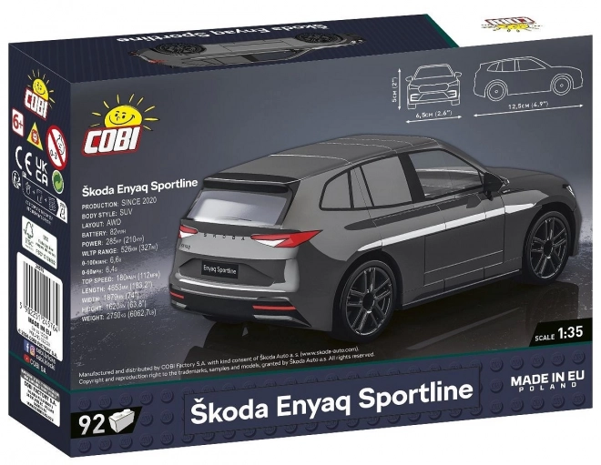 COBI Škoda Enyaq Sportline, 1:35, 92 k