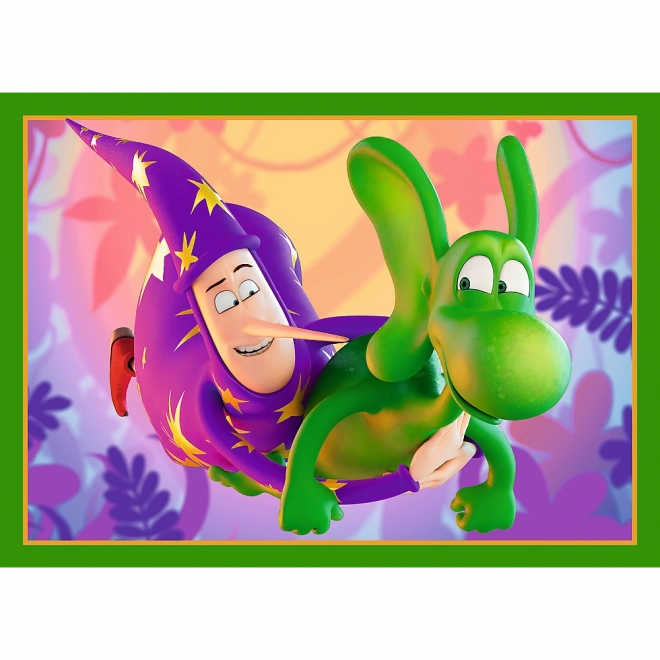 Puzzle 4v1 Svět Draka Diplodoka