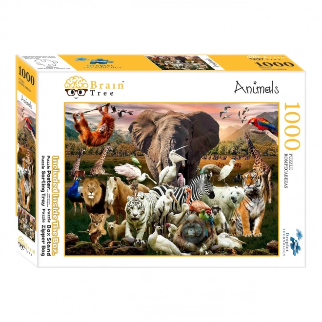Puzzle Zvířata 1000 dílků
