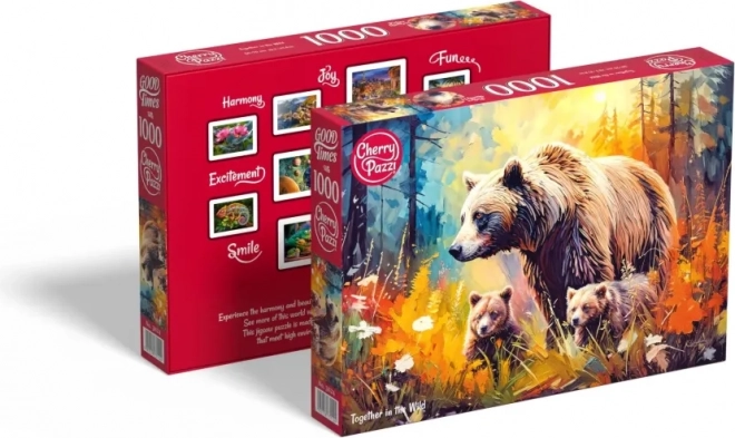 Puzzle Společně v divočině 1000 dílků