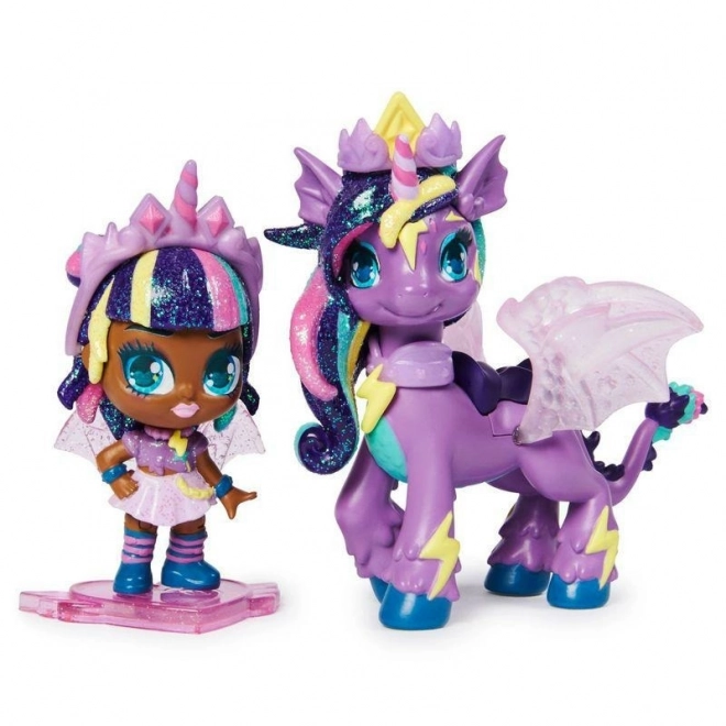 Panenka Hatchimals Pixies Royal Rider a zvířátko