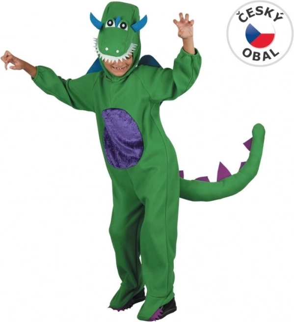 Karnevalový kostým Dinosaurus pro děti 120-130 cm