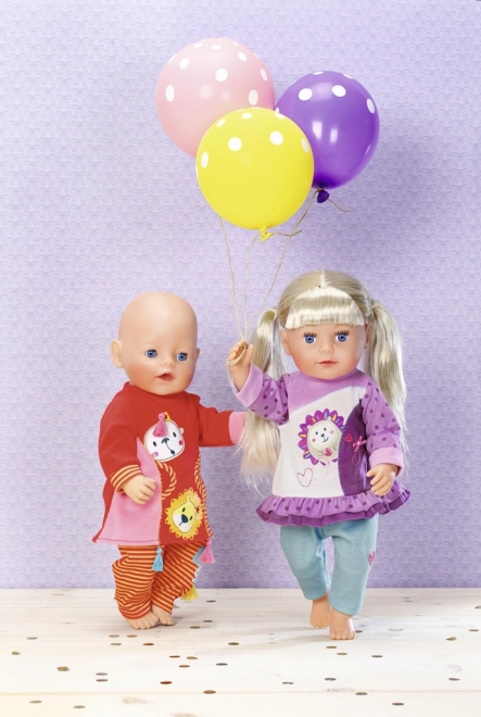 Dolly Moda Letní šatičky s legínami pro panenky