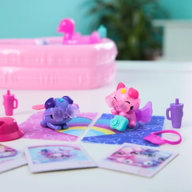 Zvířátka Hatchimals na bazénové párty