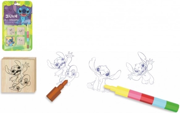 Razítková sada Lilo & Stitch s voskovkou