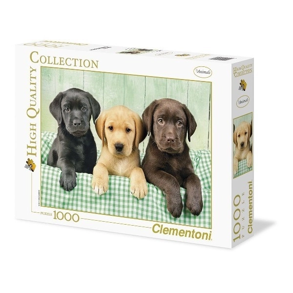 Puzzle 1000 dílků Tři Labradoři
