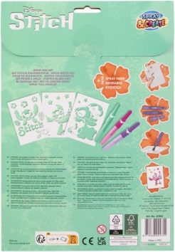 Sada malování s foukacími fixami Stitch A4