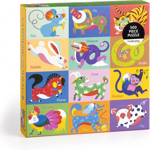 Puzzle Čínský Zvěrokruh 500 Dílů