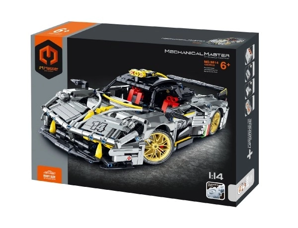Stavebnice auto s mechanickým pohonem