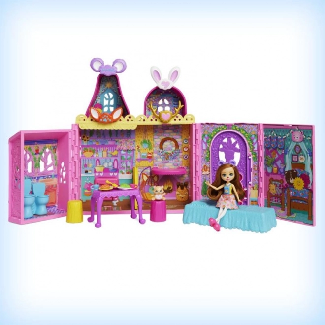 Domeček pro panenky Enchantimals Friendship house s nábytkem a doplňky