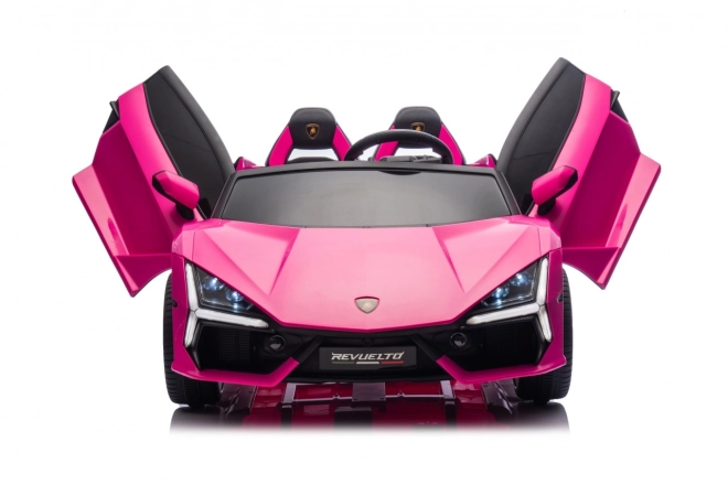 Růžový děti elektrické auto Lamborghini Revuelto XL