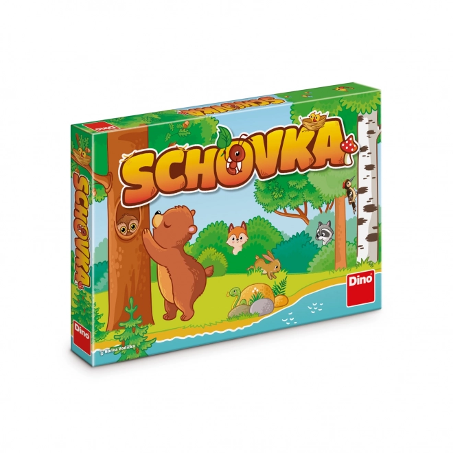 Schovka dětská společenská hra v krabici 34x23x4cm