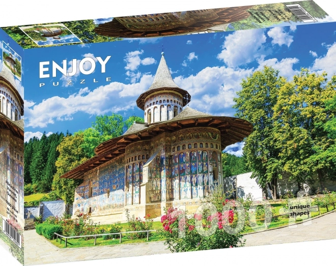 Puzzle Klášter Voroneț 1000 dílků