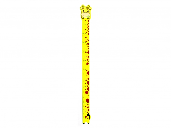 Metr na zeď s motivem Žirafa 165 cm