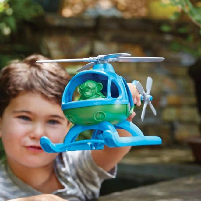 Helikoptéra Green Toys modrá