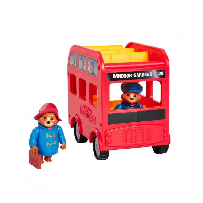 Hrací sada Paddington s červeným autobusem