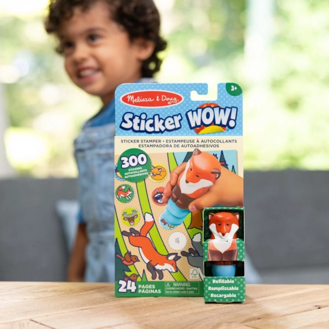 Nálepka WOW! Samolepka nálepka fox