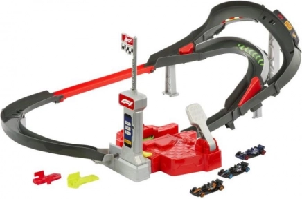 Hot Wheels Racing startovací závodní dráha s autíčky 1:64