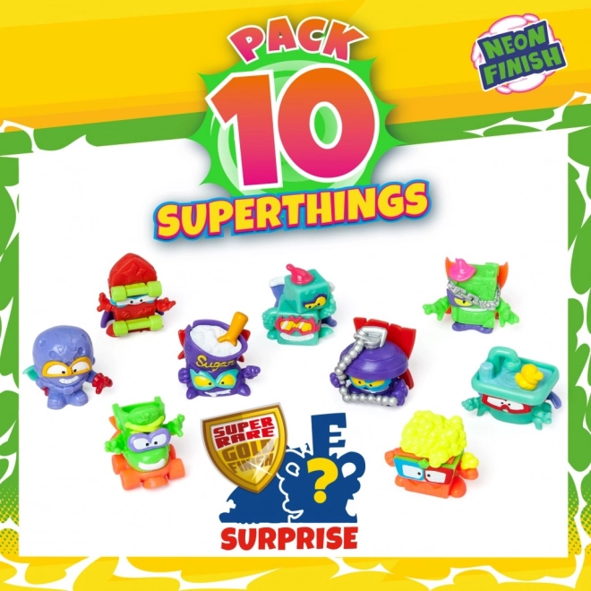 Sběratelská figurka SuperThings NeonPower - sada 10 ks