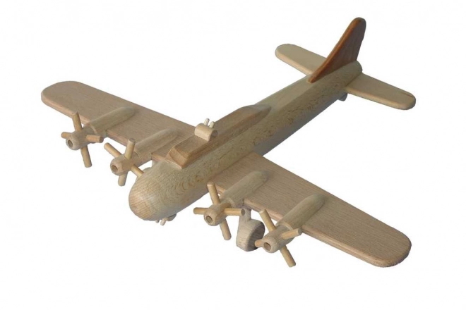 Dřevěný model letadla Bombardér B17 velký