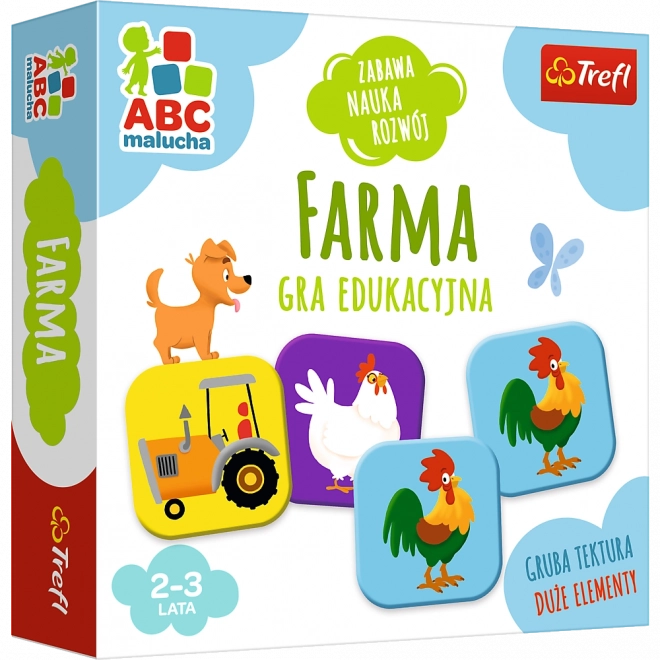 Hra ABC pro batolata na farmě