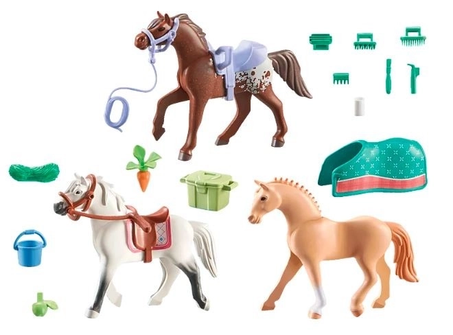 Horses Vodopád - sada tří koní