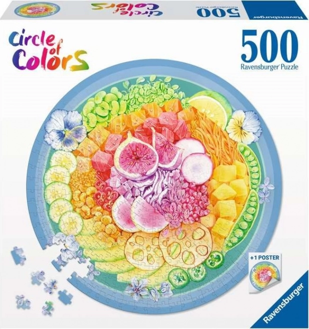 Ravensburger puzzlíky Poke Bowl 500 dílků