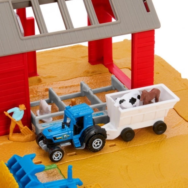 Matchbox sada farma zvířata traktor zvuk