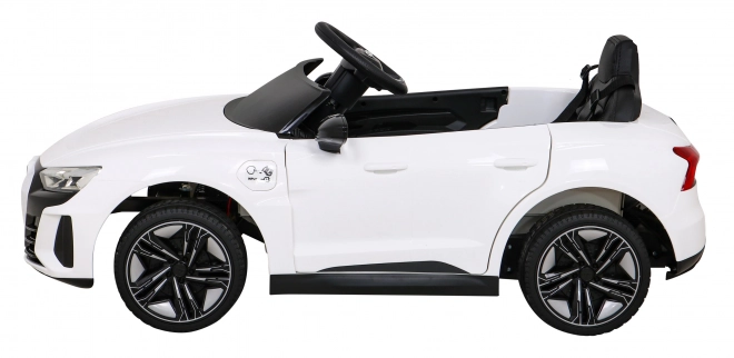 Audi RS E-Tron GT dětské elektrické auto s ovladačem a pohonem 4x4 – Bílá