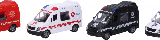 Záchranné auto na setrvačník 12 cm