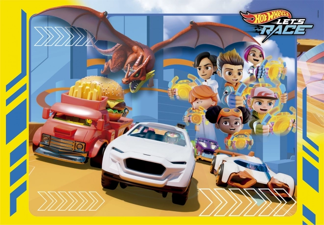 Puzzle Hot Wheels 30 dílků