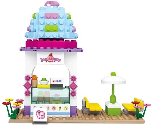 Sluban Girls Dream Town M38-B0525 Zmrzlinový krámek