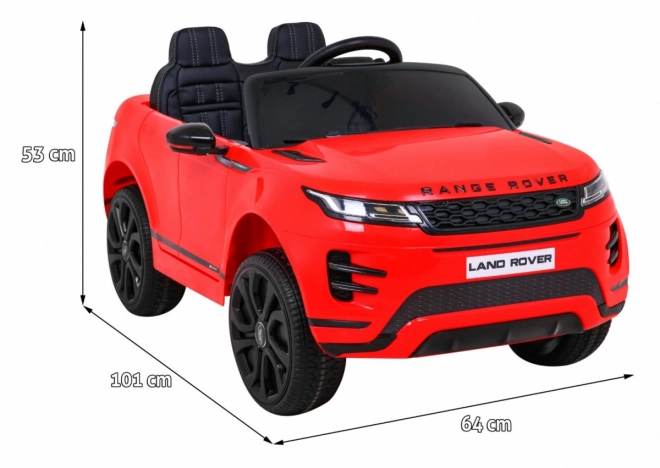 Elektrické autíčko Range Rover Evoque červené