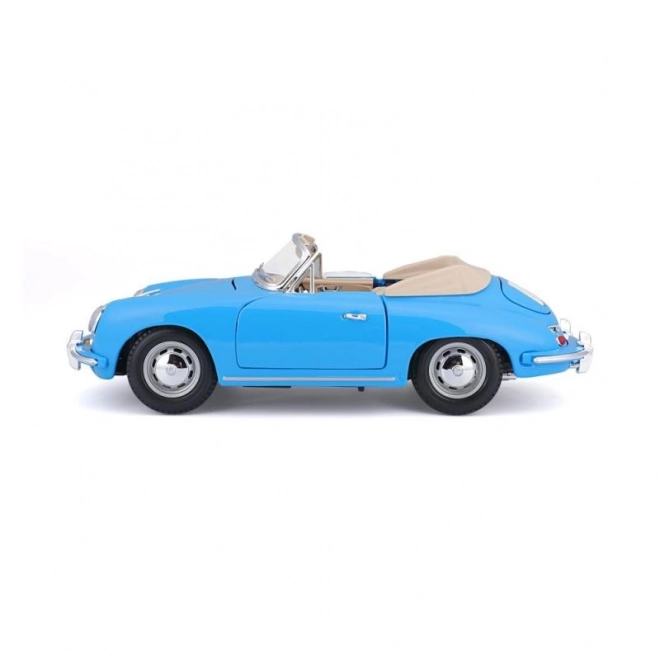 Kovový model Porsche 356B Cabriolet 1961 modrý