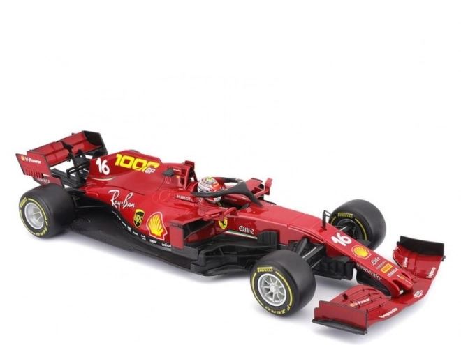 Kovové autíčko Ferrari SF1000 Charles LeClerc 2020