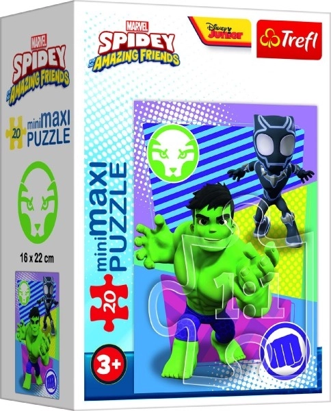 Minipuzzle Spidey a jeho úžasní přátelé