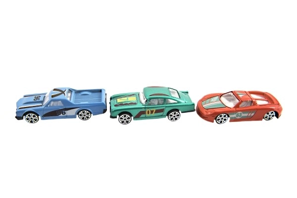 Kovové závodní auto 6 cm v krabičce