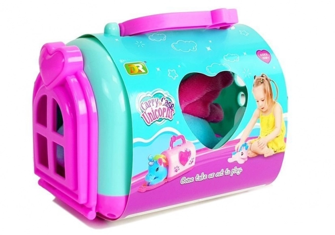 Jednorožec Pony Transporter Mascot v kufříku na přenášení