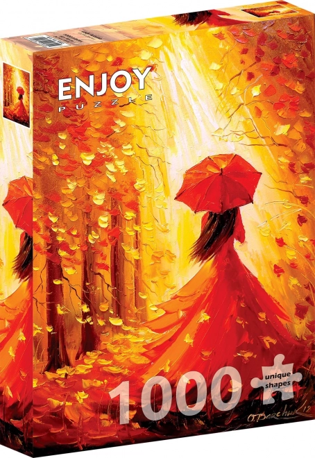 Enjoy puzzle Podzimní dáma 1000 dílků
